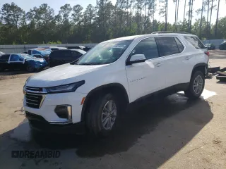 2022 Chevrolet Traverse LT z VIN 1GNERHKW3NJ105930, wystawiony jako Copart lot #54216975 z przebiegiem 74 145 mil mil oraz Szkoda całkowita • Salvage title. Historia ofert i sprzedaży dostępna na DreamBid. Obrazek 1.