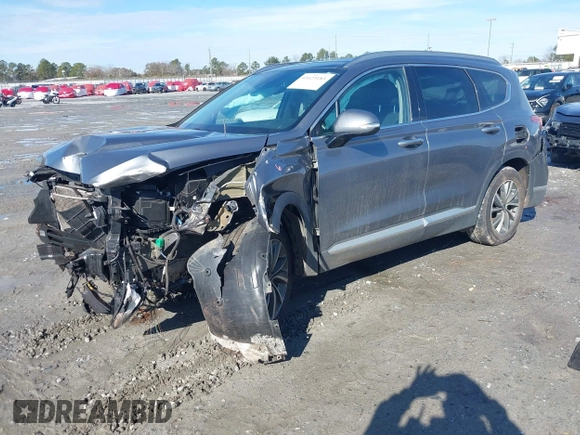 2019 Hyundai Santa Fe Limited with VIN 5NMS53ADXKH041588, listed as a IAAI auction lot 41423183 with 84,246 mi miles. Bid and sale history available at carsss.com. Image 2.