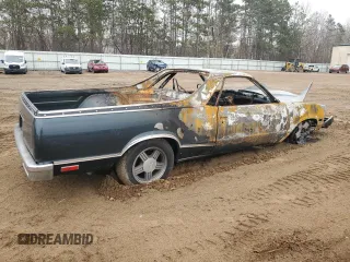 1985 Chevrolet El Camino with VIN 3GCCW80H9FS905600, listed as a Copart auction lot 54216685 with 0 mi miles and Salvage Title. Bid and sale history available at carsss.com. Image 3.