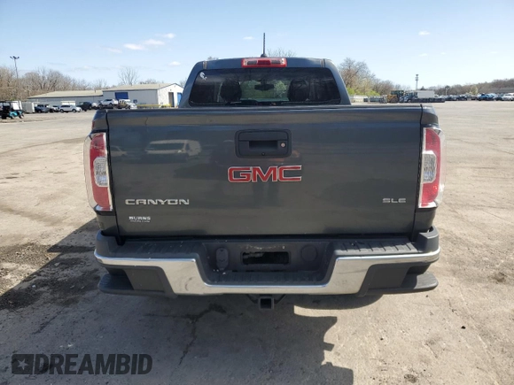 2015 GMC Canyon 4WD SLE with VIN 1GTG6BE36F1244086, listed as a Copart auction lot 51380255 with 81,822 mi miles and Salvage Title. Bid and sale history available at carsss.com. Image 6.