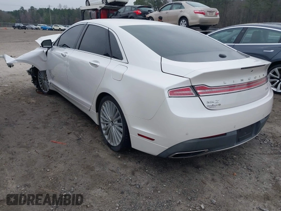 2017 Lincoln MKZ Reserve z VIN 3LN6L5E9XHR619962, wystawiony jako IAAI lot #41791188 z przebiegiem 143 955 mil mil oraz . Historia ofert i sprzedaży dostępna na DreamBid. Obrazek 3.