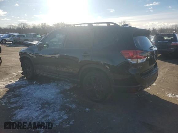 2022 Subaru Forester Sport with VIN JF2SKAJC2NH510927, listed as a Copart auction lot 45876165 with 29,138 mi miles and Salvage Title. Bid and sale history available at carsss.com. Image 2.