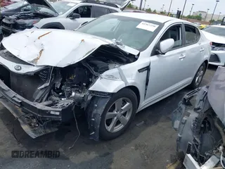 2015 Kia Optima LX with VIN 5XXGM4A74FG503673, listed as a IAAI auction lot 42367250 with 139,807 mi miles and . Bid and sale history available at DreamBid. Image 2.