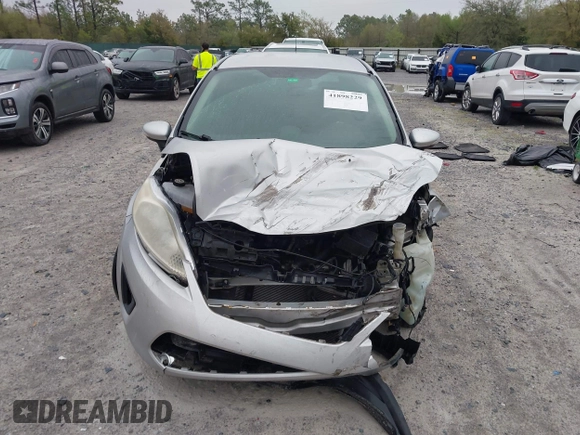 2013 Ford Fiesta SE with VIN 3FADP4EJ6DM107293, listed as a IAAI auction lot 41898229 with 129,694 mi miles. Bid and sale history available at carsss.com. Image 12.