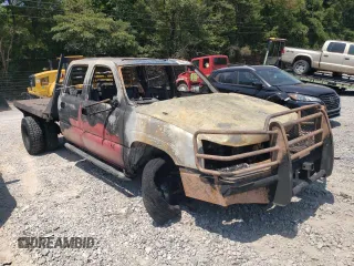 2006 Chevrolet Silverado 3500 DRW Wrk Trk with VIN 1GCJK33206F131187, listed as a Copart auction lot 68281934 with 0 mi miles and Salvage Title. Bid and sale history available at carsss.com. Image 4.