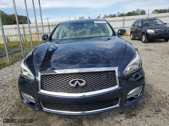 2017 Infiniti Q70L 3.7 with VIN JN1BY1PP6HM170297, listed as a Copart auction lot 69761324 with 85,418 mi miles and Salvage Title. Bid and sale history available at carsss.com. Image 5.