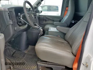 2020 Chevrolet Express Cargo with VIN 1GCWGAFP3L1256261, listed as a Copart auction lot 63351035 with 166,315 mi miles and Clean title. Bid and sale history available at DreamBid. Image 7.