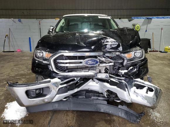 2020 Ford Ranger XL with VIN 1FTER4FH5LLA46667, listed as a Copart auction lot 46731185 with 56,117 mi miles and Salvage Title. Bid and sale history available at carsss.com. Image 5.