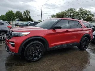 2024 Ford Explorer ST-Line с VIN 1FMSK8KH9RGA83478, выставлен на аукционе Copart как лот 55266735 с пробегом 8 895 миль миль и Списание • Salvage title. История ставок и продаж доступна на DreamBid. Изображение 1.