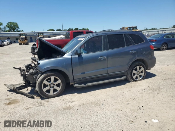 2009 Hyundai Santa Fe SE z VIN 5NMSH13E59H307871, wystawiony jako Copart lot #58072265 z przebiegiem Nie podano mil oraz Szkoda całkowita • Salvage title. Historia ofert i sprzedaży dostępna na DreamBid. Obrazek 1.
