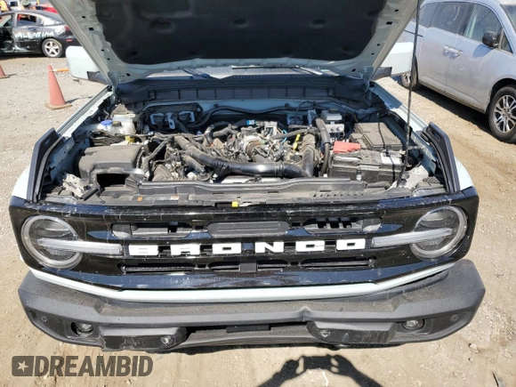 2024 Ford Bronco Outer Banks with VIN 1FMEE8BP4RLA20694, listed as a Copart auction lot 74290774 with 12,707 mi miles and Salvage Title. Bid and sale history available at DreamBid. Image 14.