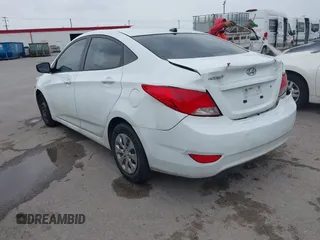 2015 Hyundai Accent GLS with VIN KMHCT4AE3FU861627, listed as a IAAI auction lot 42064547 with 140,622 mi miles and . Bid and sale history available at carsss.com. Image 3.