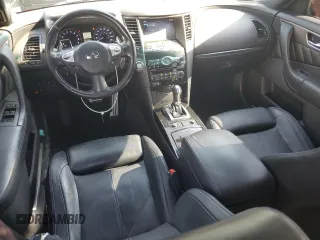 2016 Infiniti QX70 with VIN JN8CS1MU5GM671150, listed as a Copart auction lot 52482345 with 138,204 mi miles and Salvage title. Bid and sale history available at DreamBid. Image 8.