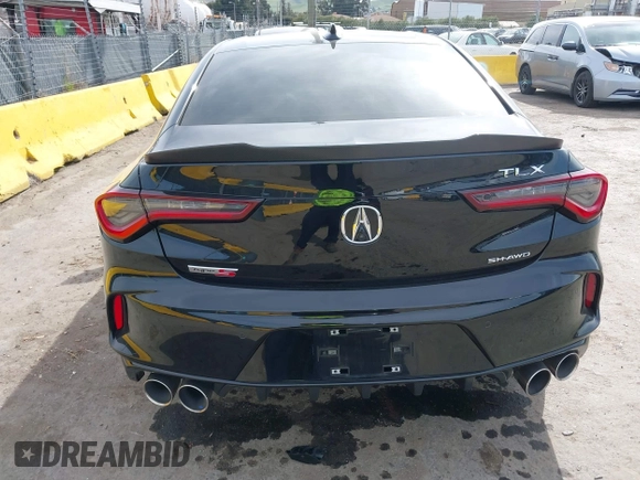 2021 Acura TLX Type S with VIN 19UUB7F04MA000077, listed as a IAAI auction lot 41615568 with 38,707 mi miles. Bid and sale history available at carsss.com. Image 17.