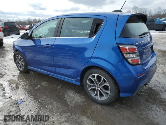 2017 Chevrolet Sonic LT with VIN 1G1JD6SB3H4101671, listed as a Copart auction lot 42578155 with 86,855 mi miles and Salvage Title. Bid and sale history available at carsss.com. Image 2.