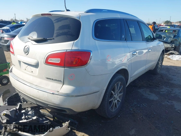 2015 Buick Enclave Leather with VIN 5GAKRBKD9FJ243384, listed as a IAAI auction lot 41204989 with 135,210 mi miles and . Bid and sale history available at carsss.com. Image 4.