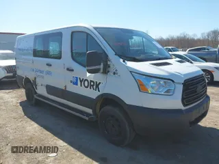 2015 Ford Transit Cargo with VIN 1FTNR1ZM2FKA55845, listed as a IAAI auction lot 42038911 with 188,129 mi miles. Bid and sale history available at carsss.com. Image 1.