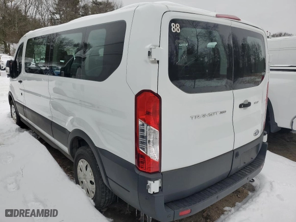2021 Ford Transit Passenger Wagon XL with VIN 1FBAX2Y88MKA31842, listed as a Copart auction lot 86881884 with 74,868 mi miles and Salvage Title. Bid and sale history available at carsss.com. Image 2.