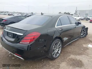 2019 Mercedes-Benz S-Class S 560 with VIN WDDUG8DBXKA471969, listed as a IAAI auction lot 41305721 with 65,215 mi miles. Bid and sale history available at carsss.com. Image 4.