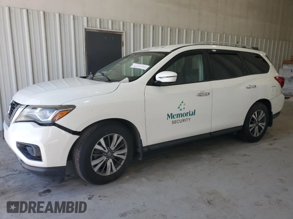 2018 Nissan Pathfinder S with VIN 5N1DR2MN5JC650429, listed as a Copart auction lot 61852235 with 121,757 mi miles and Clean title. Bid and sale history available at DreamBid. Image 1.