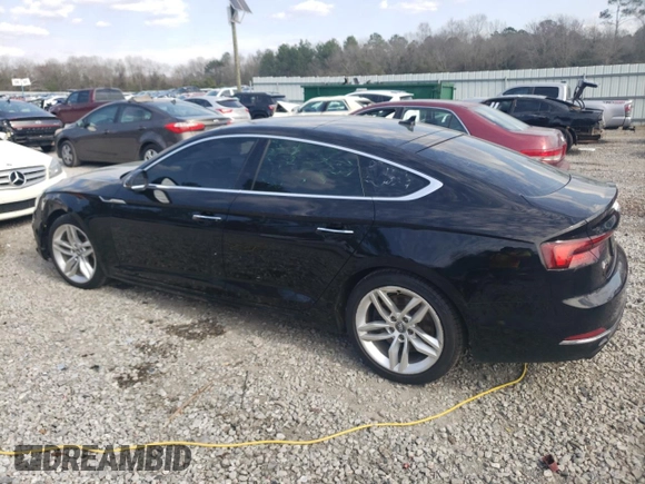 2019 Audi A5 Sportback Premium with VIN WAUANCF58KA063254, listed as a Copart auction lot 47651665 with 86,148 mi miles and Salvage Title. Bid and sale history available at carsss.com. Image 2.