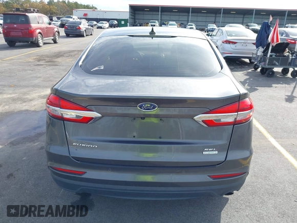 2019 Ford Fusion SEL with VIN 3FA6P0CD9KR252892, listed as a IAAI auction lot 41087776 with 109,498 mi miles and . Bid and sale history available at DreamBid. Image 15.