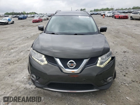 2016 Nissan Rogue SL with VIN 5N1AT2MT5GC794414, listed as a Copart auction lot 52225645 with 77,608 mi miles and Salvage Title. Bid and sale history available at carsss.com. Image 5.