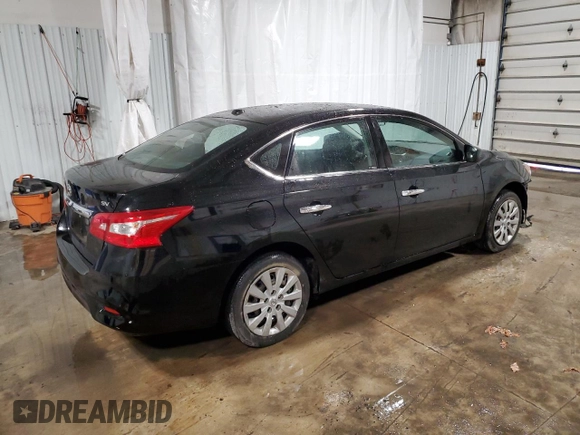 2019 Nissan Sentra SV with VIN 3N1AB7APXKY243085, listed as a Copart auction lot 46116655 with 75,586 mi miles and Salvage Title. Bid and sale history available at DreamBid. Image 3.