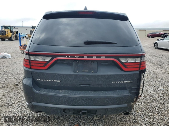 2018 Dodge Durango Citadel with VIN 1C4RDHEG8JC216811, listed as a Copart auction lot 80801934 with 57,765 mi miles and Salvage title. Bid and sale history available at DreamBid. Image 6.