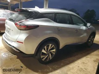 2019 Nissan Murano SV with VIN 5N1AZ2MJXKN116610, listed as a Copart auction lot 43729985 with 48,558 mi miles and Salvage Title. Bid and sale history available at carsss.com. Image 3.