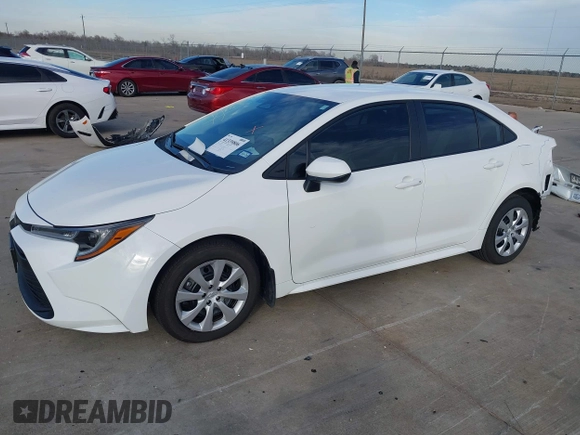 2025 Toyota Corolla LE with VIN 5YFB4MDE0SP236862, listed as a IAAI auction lot 41339806 with 1,563 mi miles. Bid and sale history available at carsss.com. Image 17.