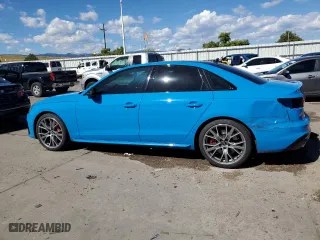 2021 Audi S4 Premium Plus with VIN WAUB4AF44MA030810, listed as a Copart auction lot 68655083 with 12,299 mi miles. Bid and sale history available at carsss.com. Image 2.
