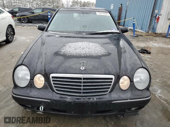 2001 Mercedes-Benz E-Class with VIN WDBJF65J31B203461, listed as a Copart auction lot 44416005 with 179,335 mi miles and Salvage Title. Bid and sale history available at carsss.com. Image 5.