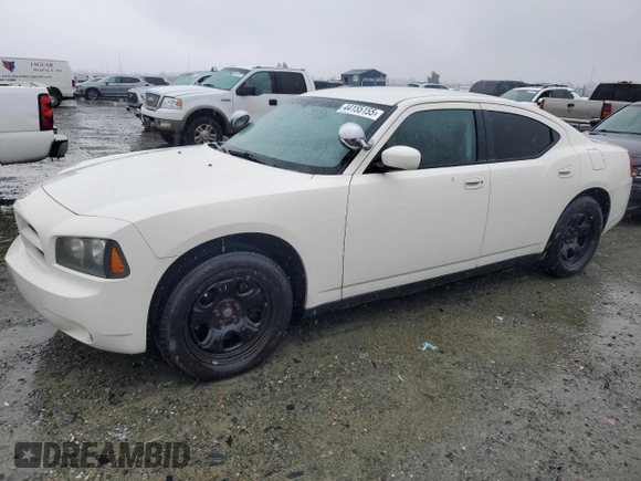 2010 Dodge Charger Police with VIN 2B3CA4CT3AH202854, listed as a Copart auction lot 44155155 with 230,922 mi miles and Clean Title. Bid and sale history available at carsss.com. Image 1.