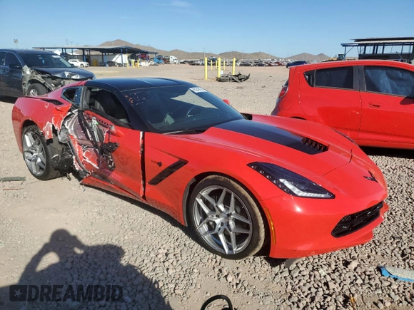 2016 Chevrolet Corvette 2LT with VIN 1G1YD2D72G5123928, listed as a Copart auction lot 85249054 with 52,336 mi miles and Salvage Title. Bid and sale history available at carsss.com. Image 4.