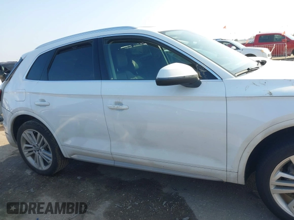 2018 Audi Q5 Premium Plus with VIN WA1BNAFY1J2220714, listed as a IAAI auction lot 41209386 with 70,012 mi miles and . Bid and sale history available at DreamBid. Image 12.