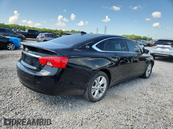 2015 Chevrolet Impala LT with VIN 2G1115SL1F9211883, listed as a Copart auction lot 65294035 with 167,969 mi miles and Salvage title. Bid and sale history available at DreamBid. Image 3.