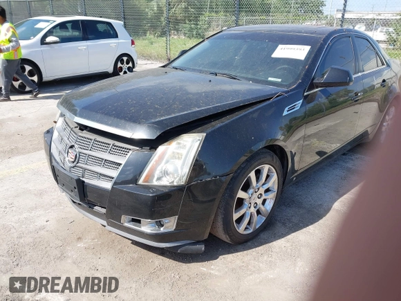 2008 Cadillac CTS RWD w/1SA with VIN 1G6DJ577180141687, listed as a IAAI auction lot 41999393 with 323,361 mi miles. Bid and sale history available at carsss.com. Image 2.
