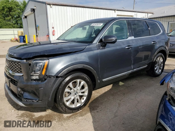 2020 Kia Telluride LX with VIN 5XYP2DHC6LG023733, listed as a Copart auction lot 59102625 with 99,279 mi miles and Salvage title. Bid and sale history available at DreamBid. Image 1.