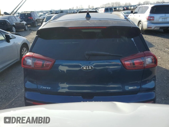 2017 Kia Niro FE with VIN KNDCB3LCXH5049218, listed as a Copart auction lot 43944865 with 115,160 mi miles and Salvage Title. Bid and sale history available at carsss.com. Image 6.