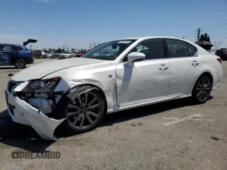 2013 Lexus GS 350 with VIN JTHBE1BLXD5016754, listed as a Copart auction lot 59153385 with 132,642 mi miles and Salvage title. Bid and sale history available at DreamBid. Image 1.