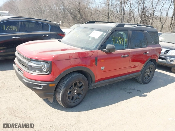 2024 Ford Bronco Sport Big Bend with VIN 3FMCR9B60RRE86861, listed as a IAAI auction lot 41781979 with 6,715 mi miles. Bid and sale history available at carsss.com. Image 18.