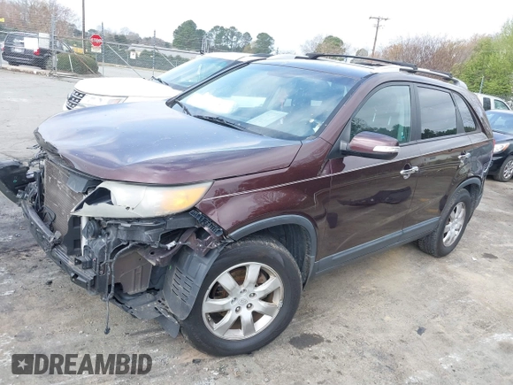 2011 Kia Sorento LX with VIN 5XYKT3A11BG162130, listed as a IAAI auction lot 41849206 with 1 mi miles. Bid and sale history available at carsss.com. Image 17.
