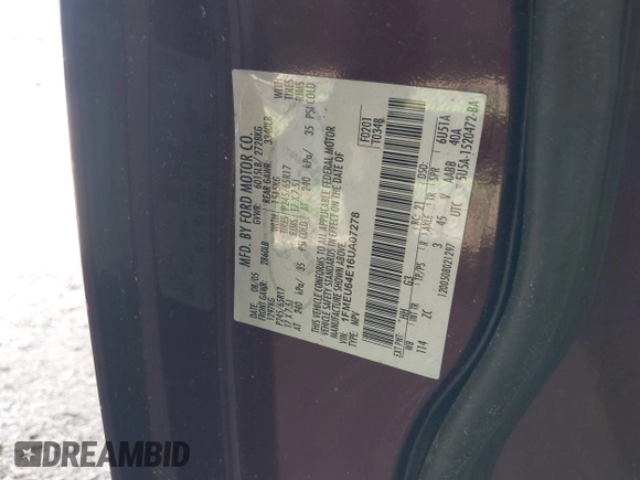 2006 Ford Explorer Eddie Bauer with VIN 1FMEU64E16UA07278, listed as a IAAI auction lot 42778491 with 168,020 mi miles and . Bid and sale history available at DreamBid. Image 9.