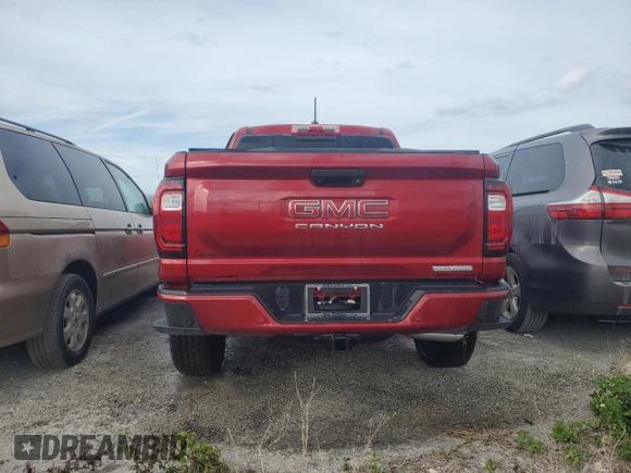 2024 GMC Canyon 2WD Elevation with VIN 1GTP5BEK9R1148967, listed as a Copart auction lot 74948314 with 0 mi miles and Non Repairable. Bid and sale history available at carsss.com. Image 6.