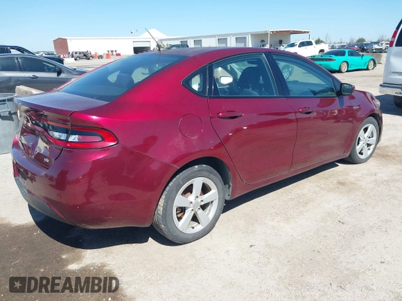 2015 Dodge Dart SXT z VIN 1C3CDFBB1FD374304, wystawiony jako IAAI lot #41781595 z przebiegiem 165 514 mil mil oraz . Historia ofert i sprzedaży dostępna na DreamBid. Obrazek 4.