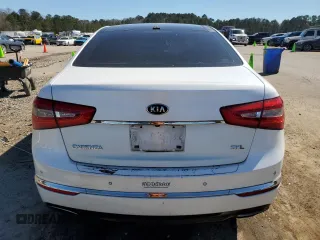 2014 Kia Cadenza Premium with VIN KNALN4D79E5165257, listed as a Copart auction lot 46689065 with 131,194 mi miles and Salvage Title. Bid and sale history available at DreamBid. Image 6.