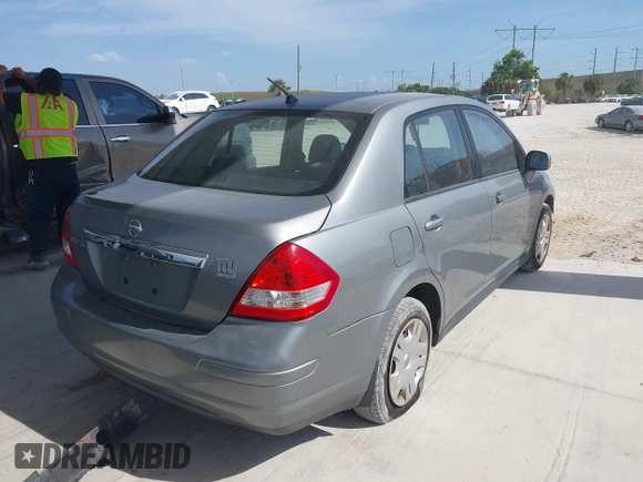 2010 Nissan Versa 1.8 S with VIN 3N1BC1AP0AL365397, listed as a IAAI auction lot 41987852 with 183,952 mi miles. Bid and sale history available at carsss.com. Image 4.