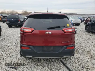 2015 Jeep Cherokee Limited with VIN 1C4PJLDB6FW516426, listed as a Copart auction lot 80446464 with Not Provided miles and Salvage Title. Bid and sale history available at DreamBid. Image 6.