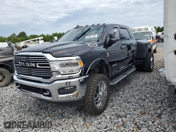 2022 Ram 3500 Laramie with VIN 3C63RRML8NG105102, listed as a Copart auction lot 69057754 with 76,734 mi miles and Clean Title. Bid and sale history available at carsss.com. Image 1.